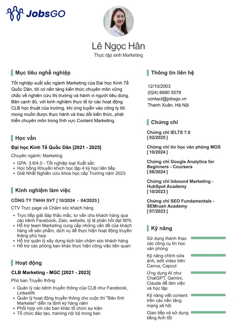 cách ghi chứng chỉ trong CV - image 2