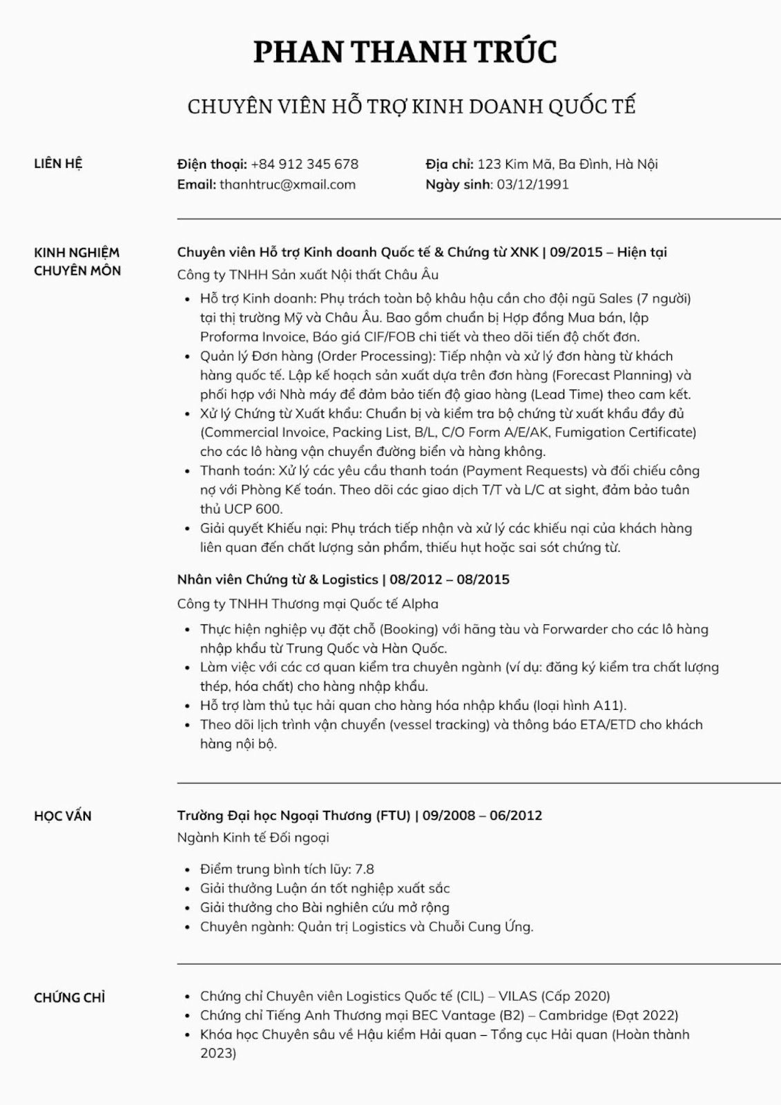Cách viết CV tiếng Việt - image 9