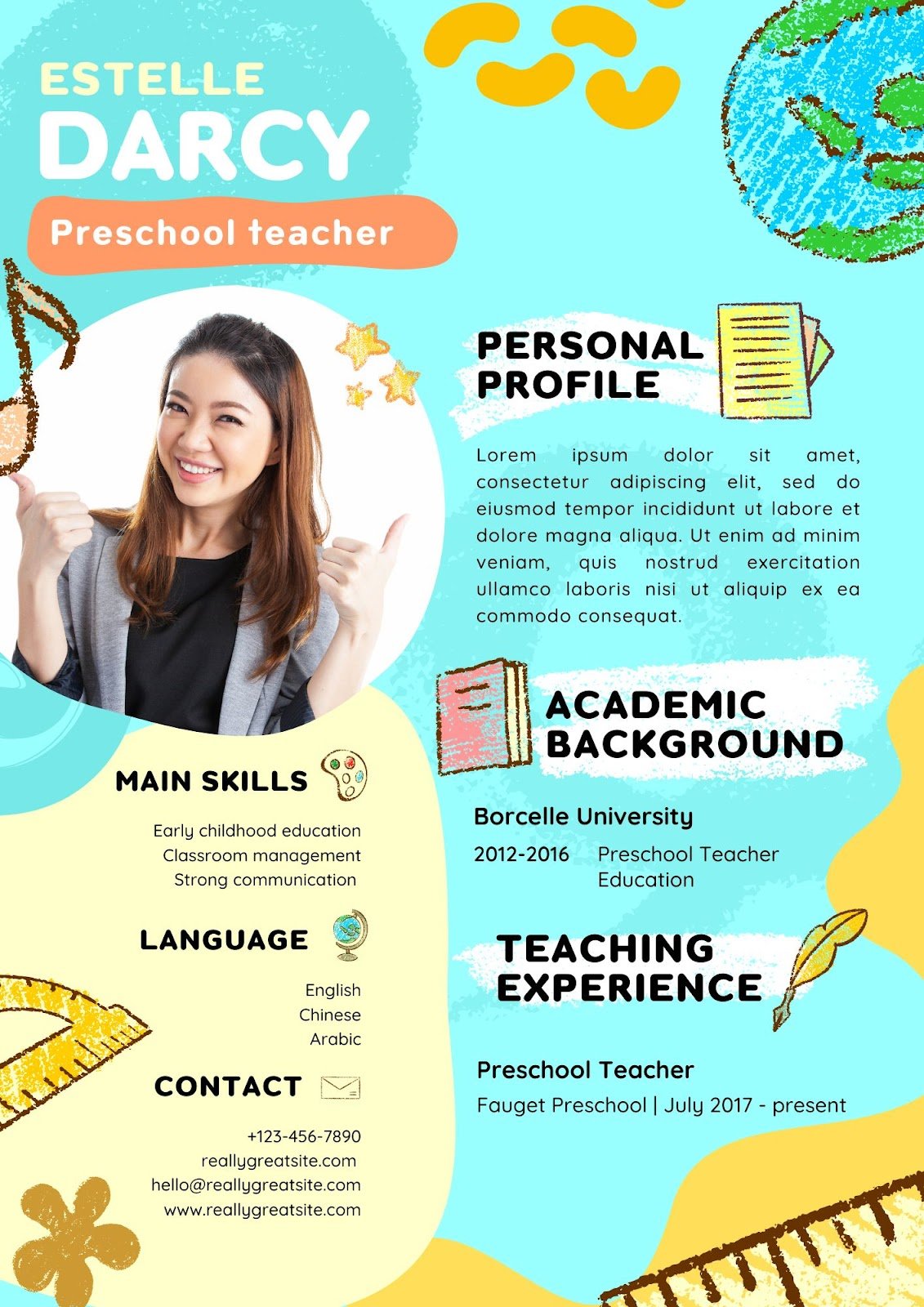 CV xin việc giáo viên mầm non - image 7