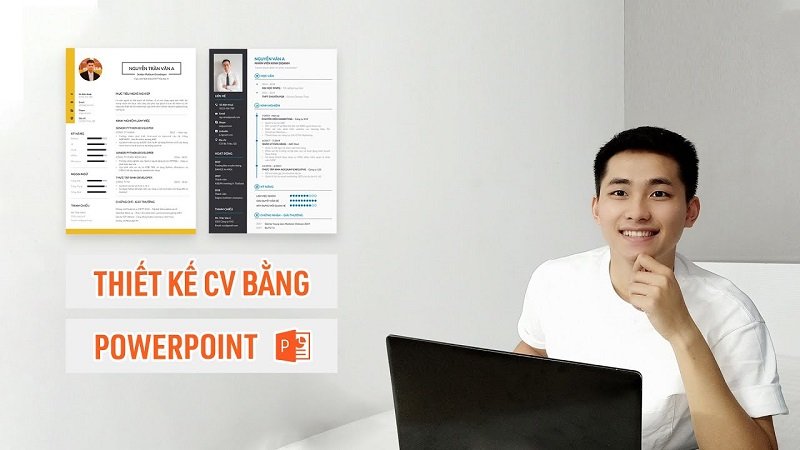 Làm mẫu CV đẹp bằng powerpoint