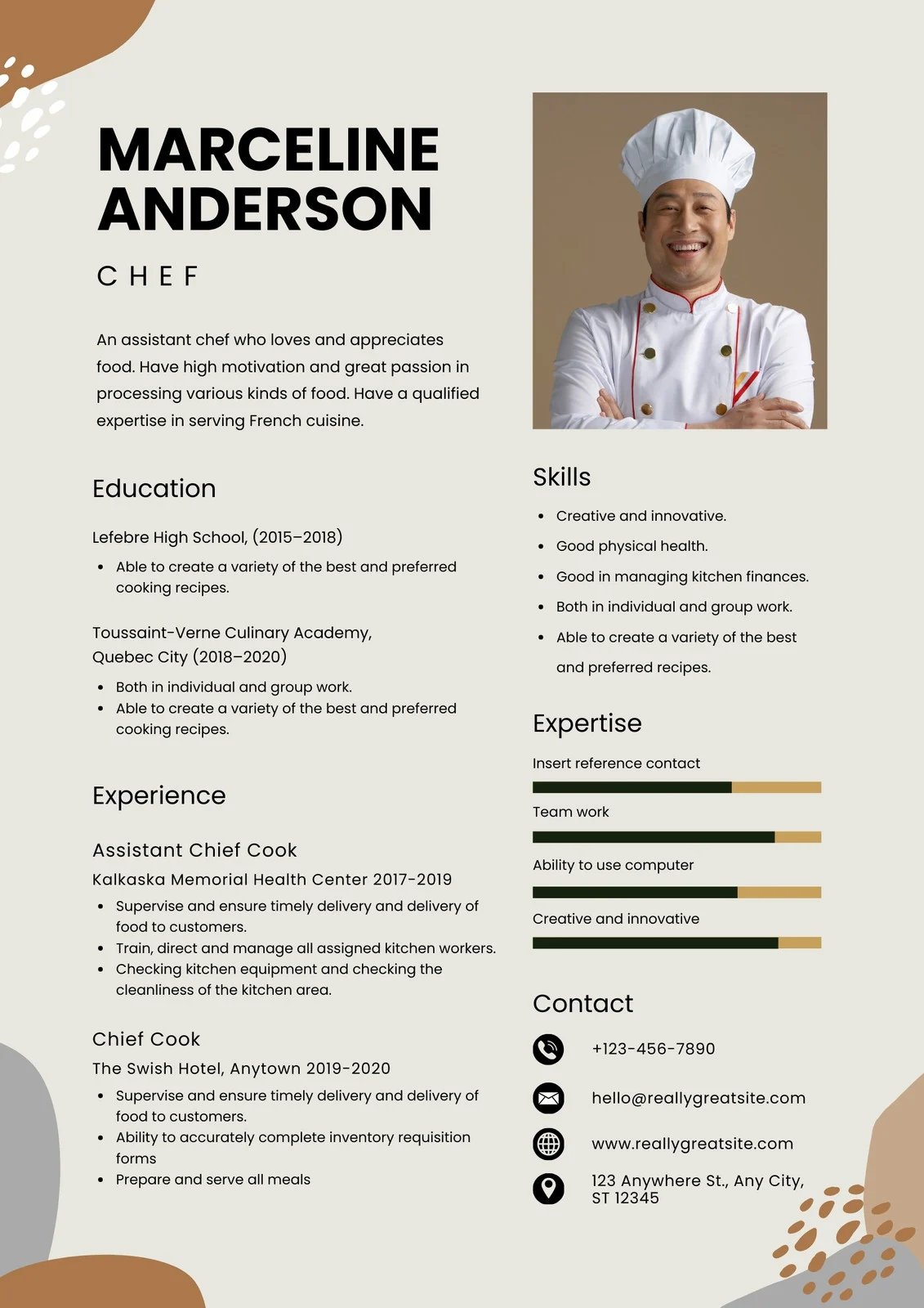 Viết CV xin việc đầu bếp - image 8
