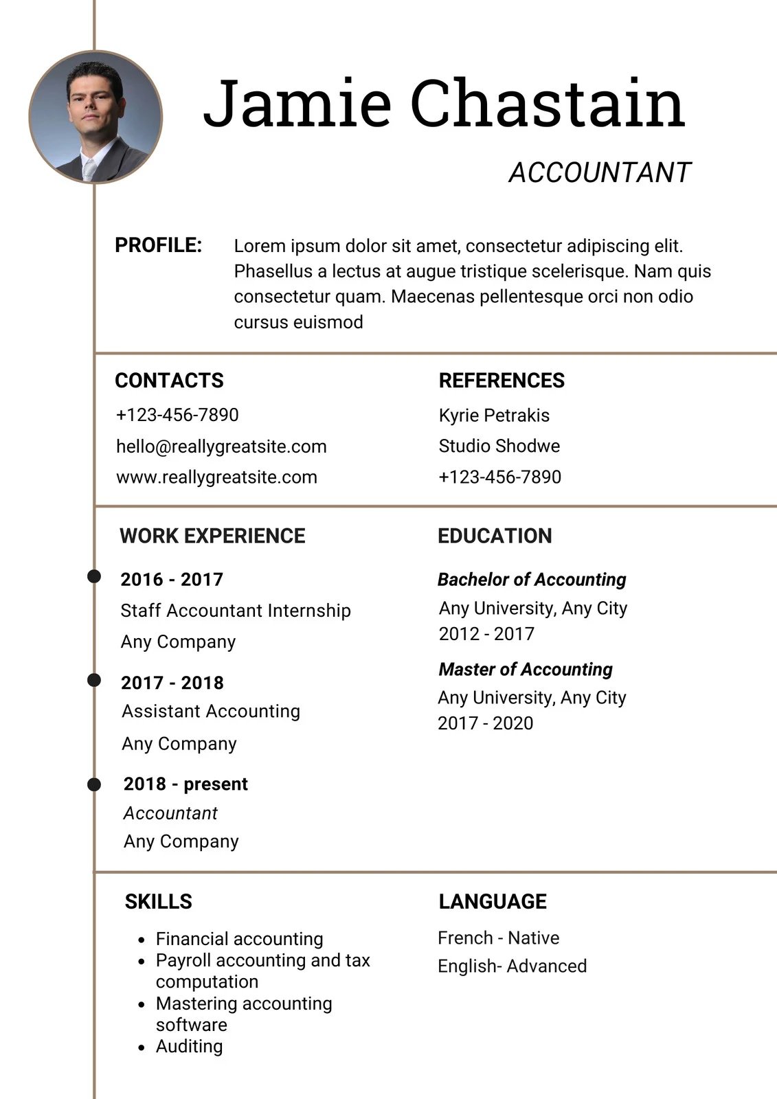 Mẫu CV kế toán - image 14