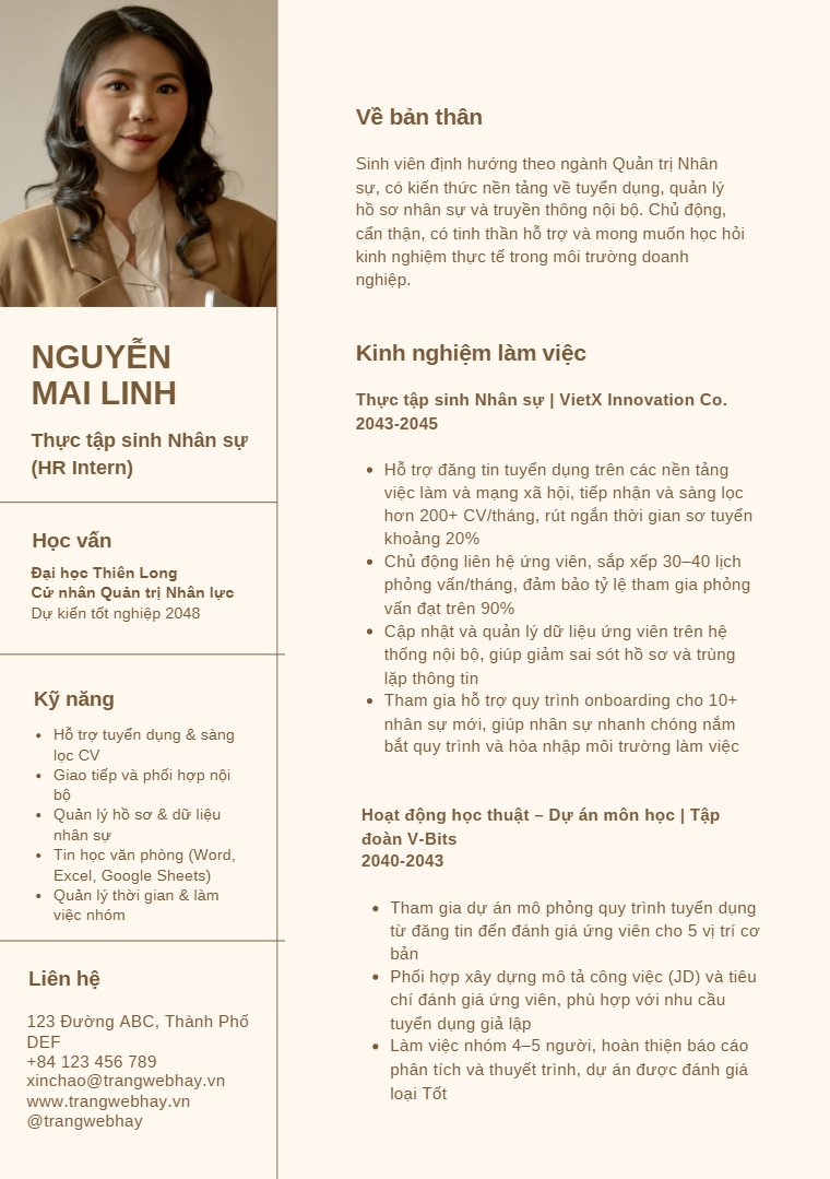 Cách viết kinh nghiệm 33win.com https //m.33win1.com trong CV - image 9