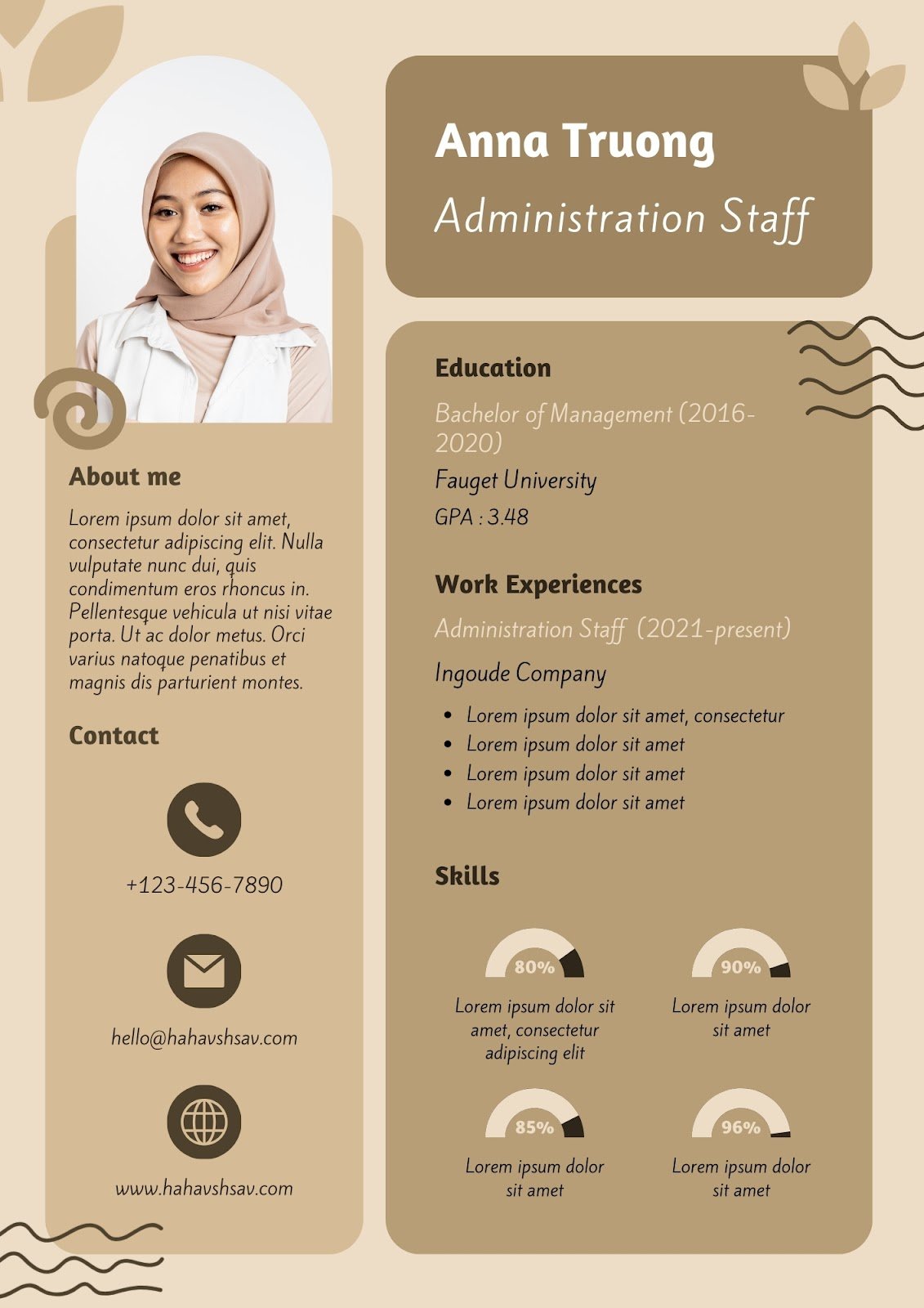 mẫu cv hành chính văn phòng - image 17
