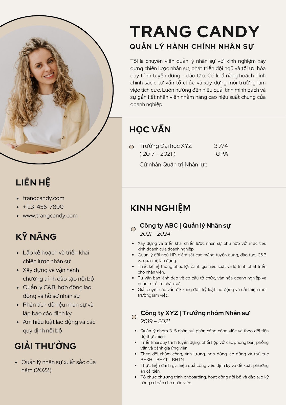 mẫu cv hành chính văn phòng - image 6