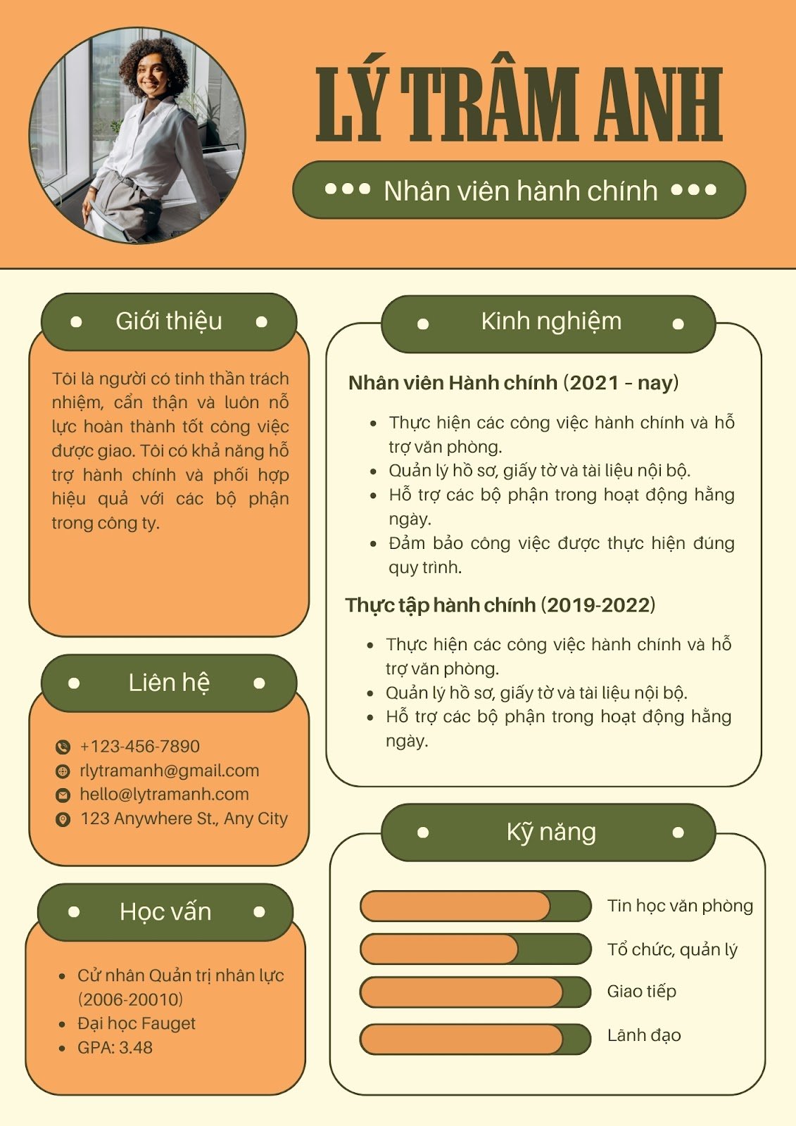 mẫu cv hành chính văn phòng - image 7