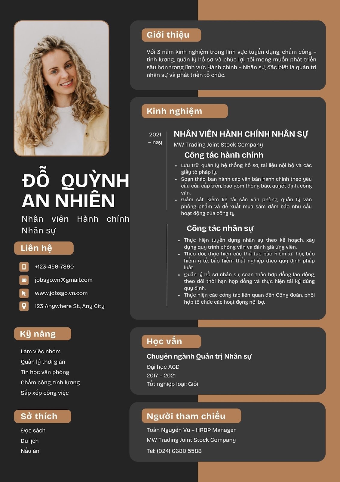 mẫu cv hành chính văn phòng - image 8