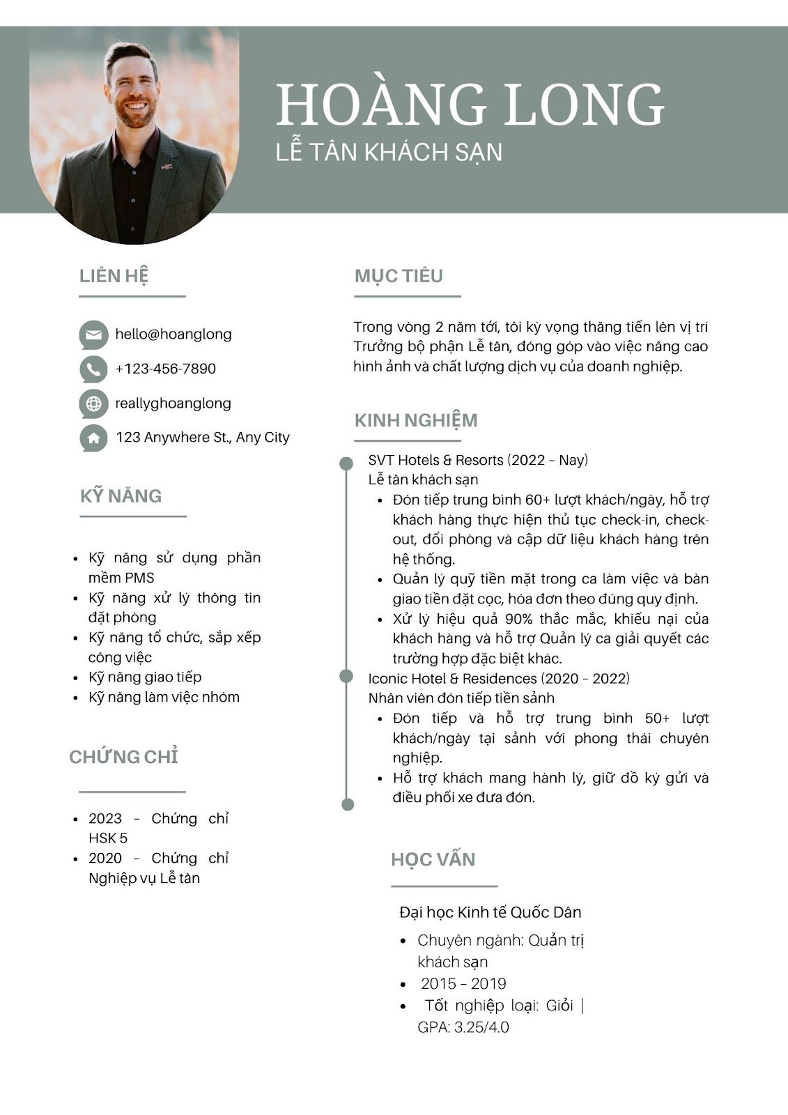 mẫu cv xin việc khách sạn - image 7