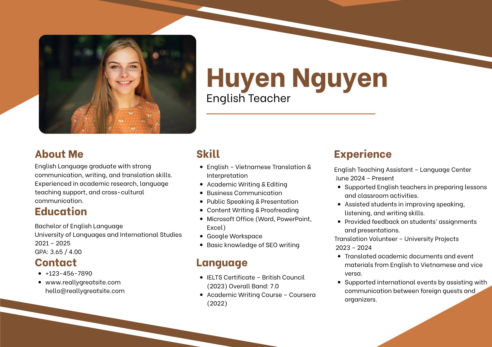 Cách viết CV ngành ngôn ngữ Anh chuẩn và chuyên nghiệp nhất