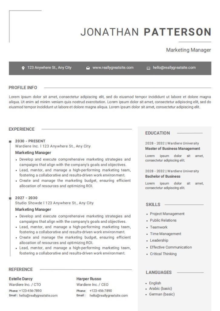 CV tiếng Anh - image 2