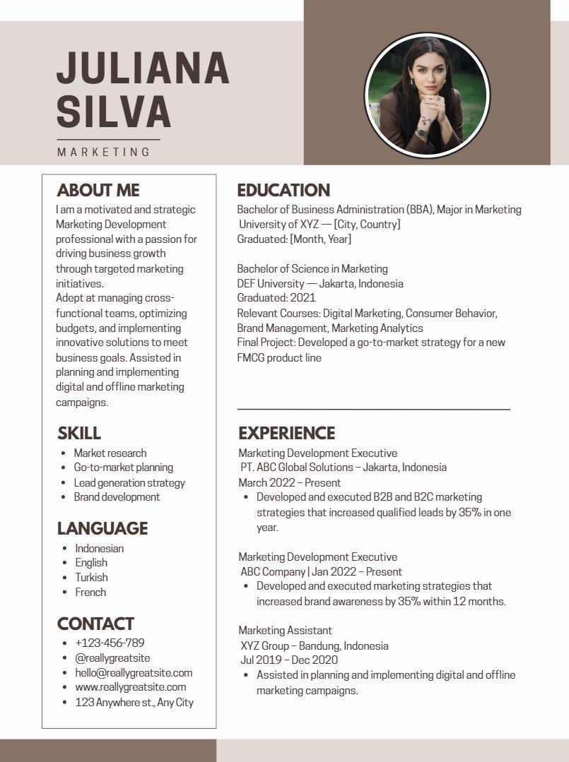 CV tiếng Anh - image 3