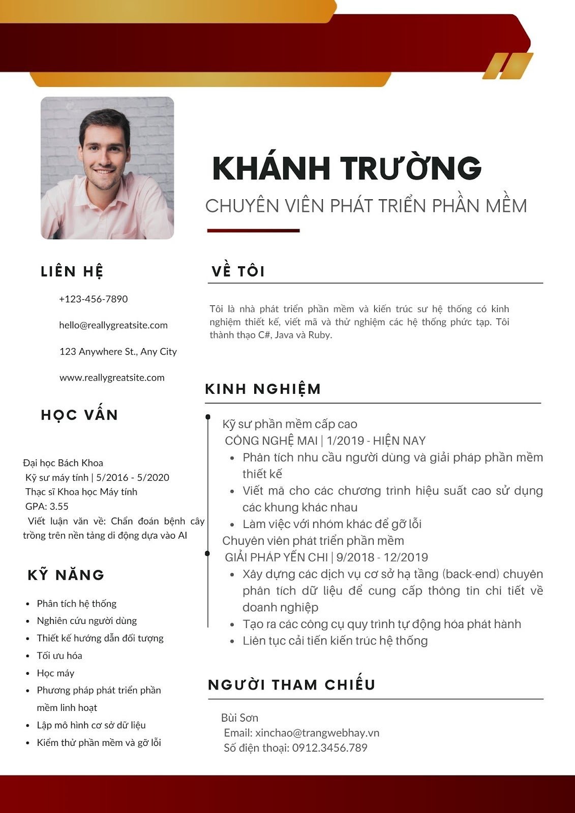 Mẫu CV IT - image 7