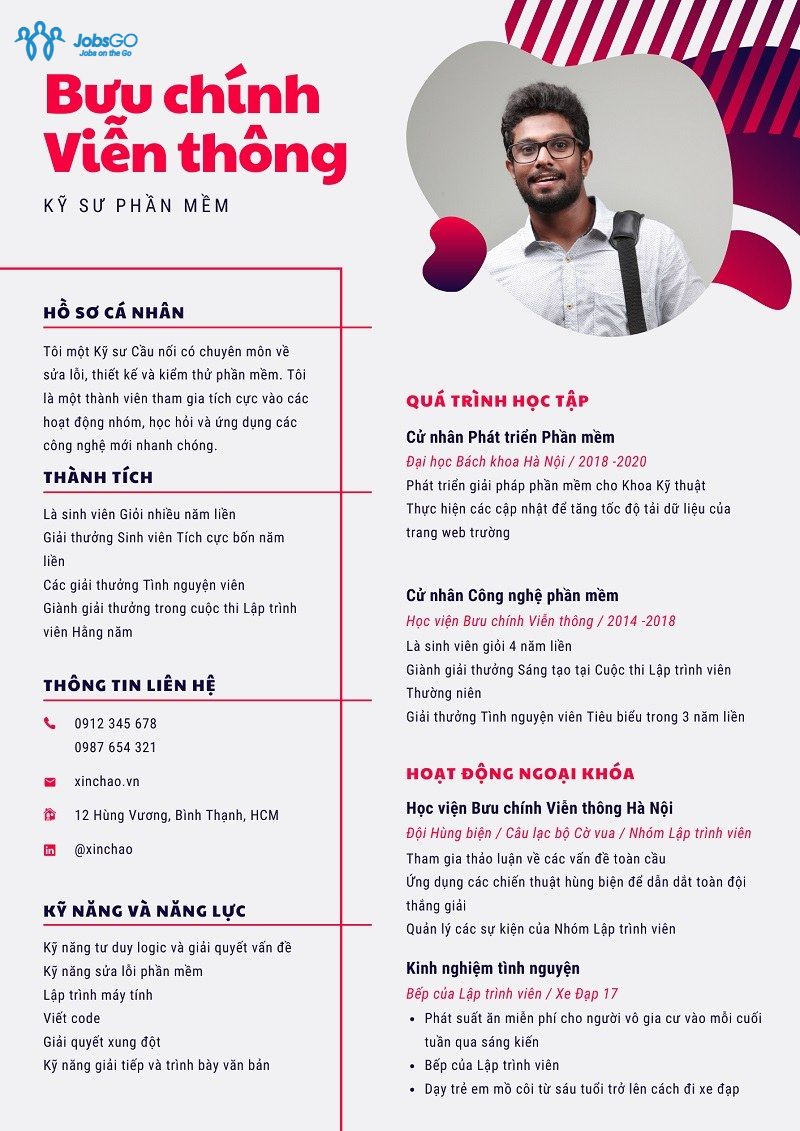 C&oacute; C&aacute;c Dạng CV N&agrave;o?
